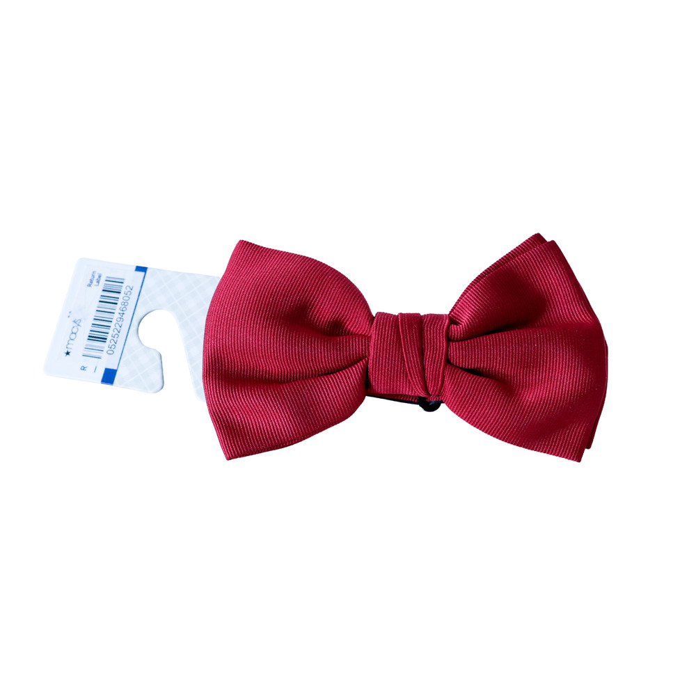 Macy's Ribbed Red Bow Tie Wedding Tuxedo Formal Event Prom Academia Grandpa